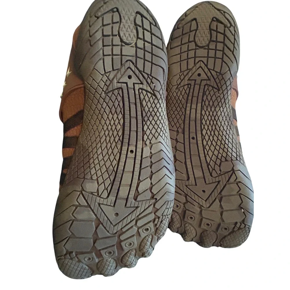 HF Barefoot Minimalist Trail Running Shoes Brown Tan Wide Toe Box Mens Womens - Picture 7 of 9